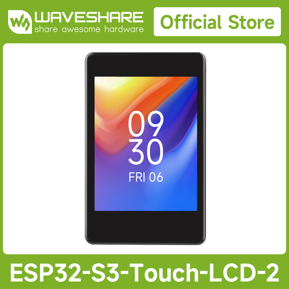 Esp32 Uart Module - Waveshare ESP32-S3 บอร์ดพัฒนาจอแสดงผลแบบสัมผัสแบบ Capacitive ขนาด 2