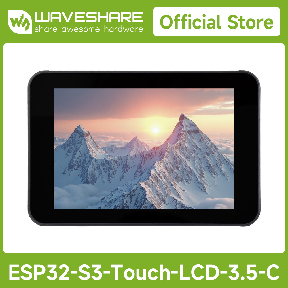 Esp32 S3 - Waveshare ESP32-S3 3.5 นิ้วหน้าจอสัมผัสแบบ Capacitive บอร์ดพัฒนาประเภท