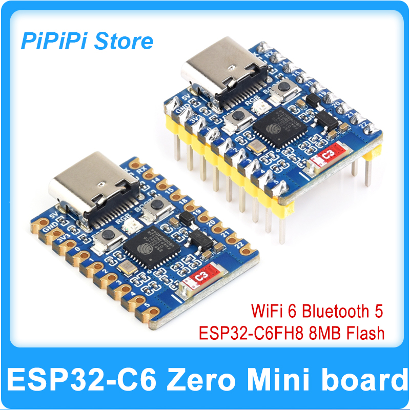 Esp32 C6 - บอร์ดพัฒนา ESP32-C6 Zero Super Mini บนพื้นฐาน