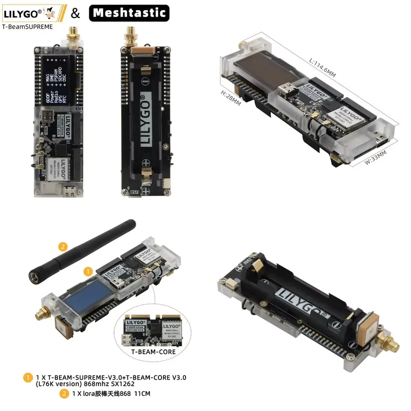 Esp32 S3 - สำหรับโมดูล LILYGO T-Beam ESP32-S3 SX1262 Meshtastic