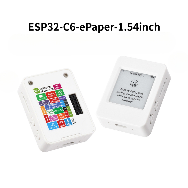 Esp32 C6 - Waveshare ESP32-C6-ePaper บอร์ดพัฒนา AIoT ขนาด 1.54