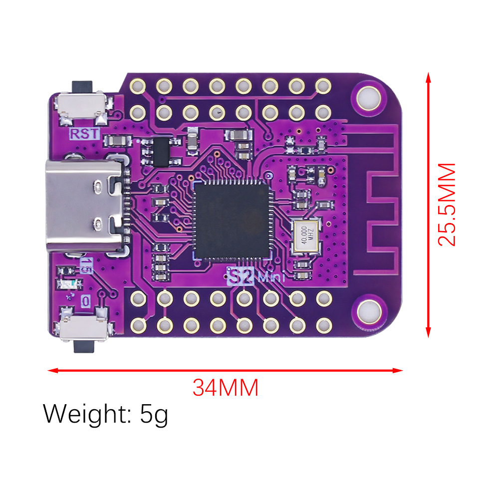 บอร์ด S2 Mini V1.0.0 WIFI IOT  - Esp32 S2 บทวิจารณ์และราคา