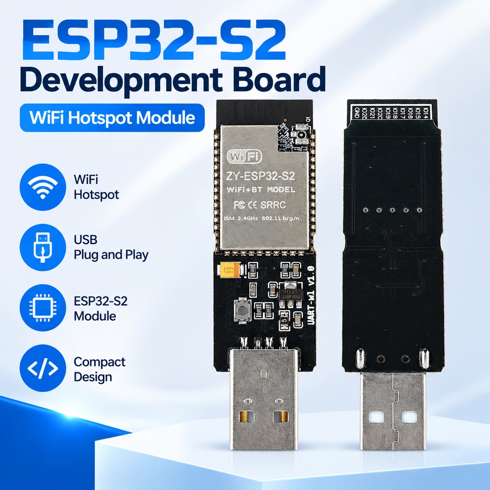บอร์ดพัฒนา ESP32-S2 โมดูลฮอตสป - Esp32 S2 บทวิจารณ์และราคา