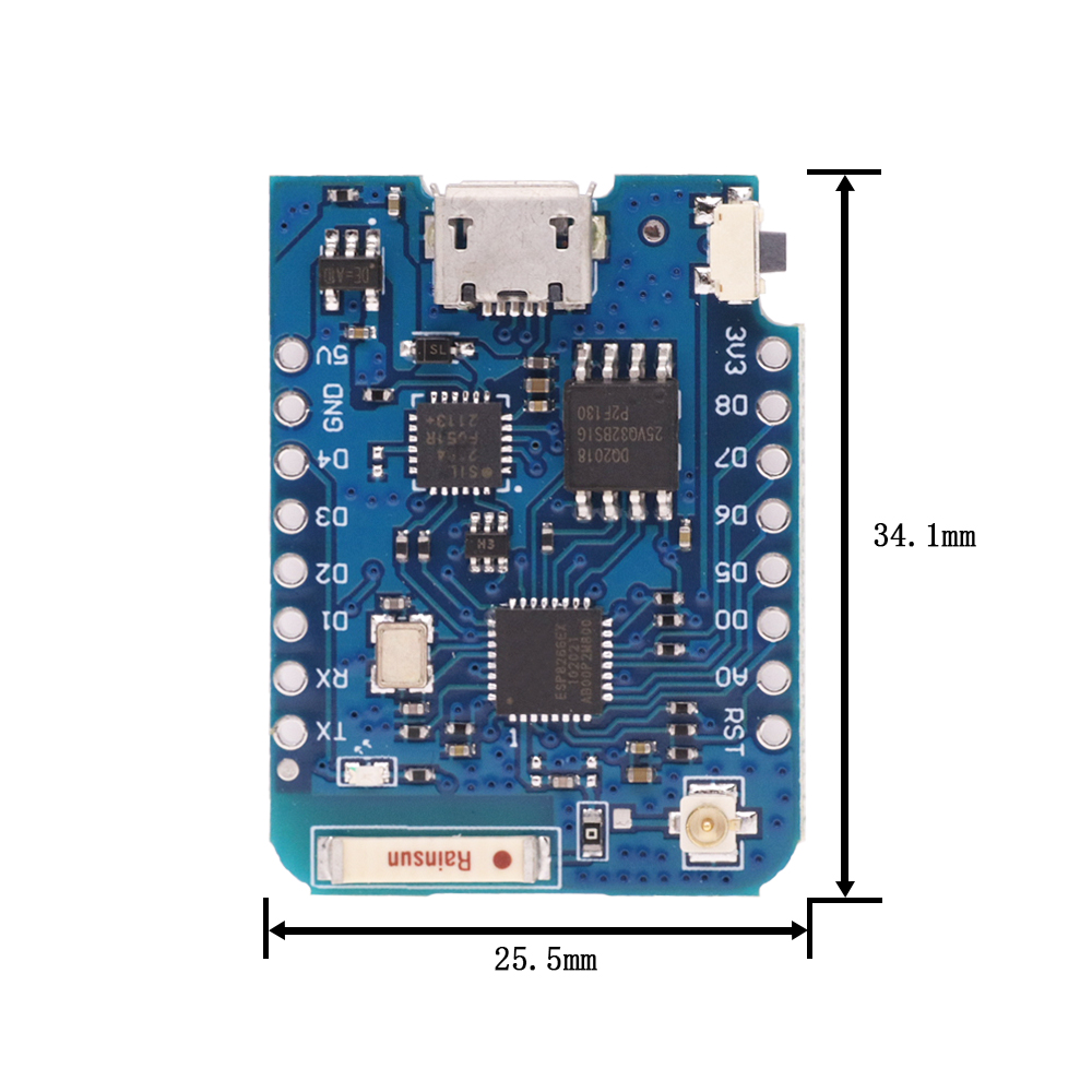 WeMos D1 Mini Pro V3.0 NodeMcu - Esp8266 Nodemcu บทวิจารณ์และราคา