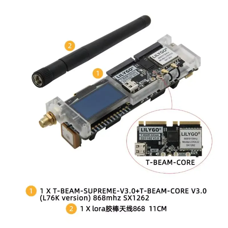 สำหรับโมดูล LILYGO T-Beam ESP3 - Esp32 S3 บทวิจารณ์และราคา