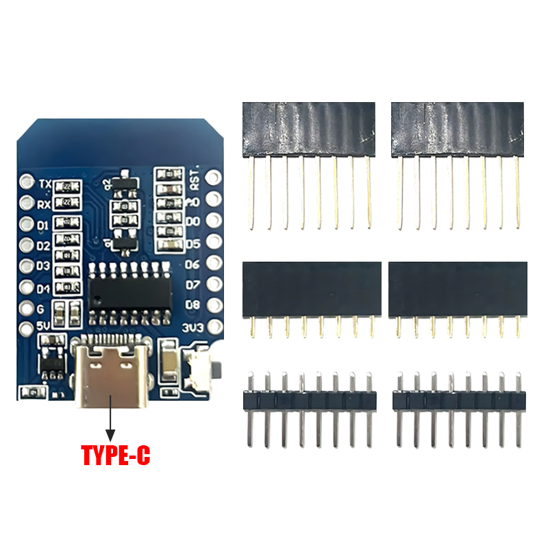 โมดูล XCW WeMos D1 Mini TYPE-C - Esp8266 Nodemcu บทวิจารณ์และราคา